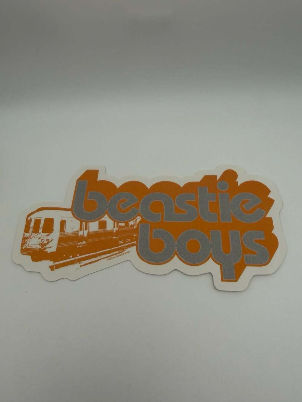 Beastie Boys Train Vinyl Sticker 2004 Orange Grey Hip Hop Rap